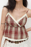 plaid-lace-halter-tank-top