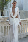 chiffon-sheer-long-sleeve-cutout-maxi-dress
