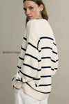 cotton-stripe-v-neck-cardigan