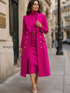 double-breasted-maxi-coat-and-belted-knit-midi-dress-set