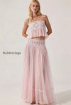 lace-chiffon-pleated-skirt-set