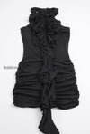 hollow-ruffle-halter-bodycon-mini-dress