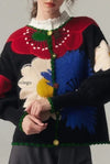 db-vintage-floral-embroidered-knit-cardigan