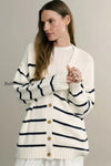 cotton-stripe-v-neck-cardigan