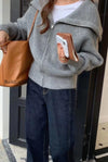 shawl-collar-zip-knit-cardigan