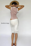 sexy-lace-trim-tie-back-slim-skirt-set
