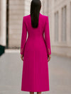 double-breasted-maxi-coat-and-belted-knit-midi-dress-set
