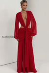 chiffon-sheer-long-sleeve-cutout-maxi-dress