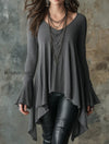 relaxed-fit-bohemian-asymmetric-hem-knit-top