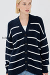 cotton-stripe-v-neck-cardigan